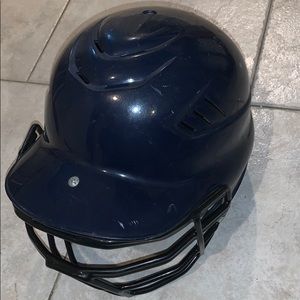 Rawlings baseball helmet (w/detachable face mask)